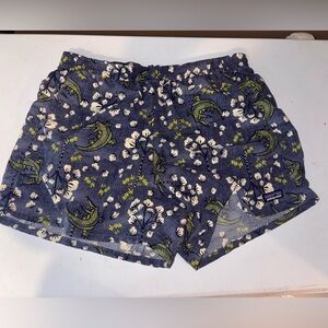 Patagonia Blue and Green Shorts Relaxed Fit